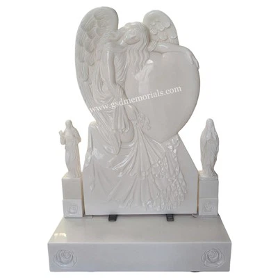 Monumento all'angelo classico in marmo